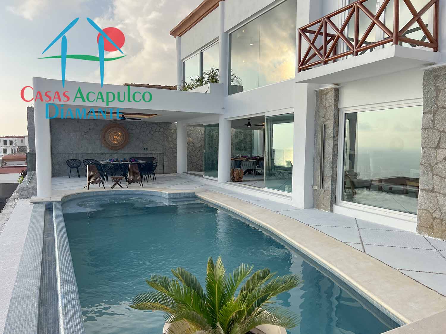 Brisas del Marqués Palmetto 9 Villa Frida - Terraza y alberca 14